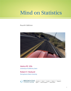Mind on Statistics 4e (Utts) Interior